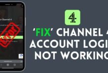 Why can't I login to Channel 4?