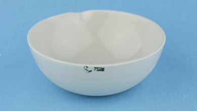Why is the surface area of an evaporating dish important?