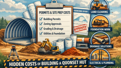 Steel Arch Building Permit and Site Preparation Costs That Impact Price