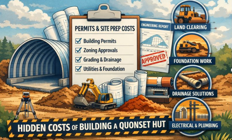 Steel Arch Building Permit and Site Preparation Costs That Impact Price